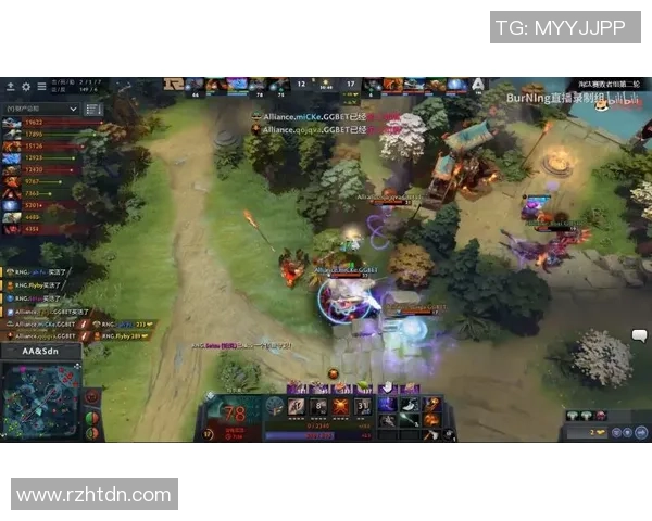 RNG在DOTA2比赛中的盯防策略分析与成败得失探讨